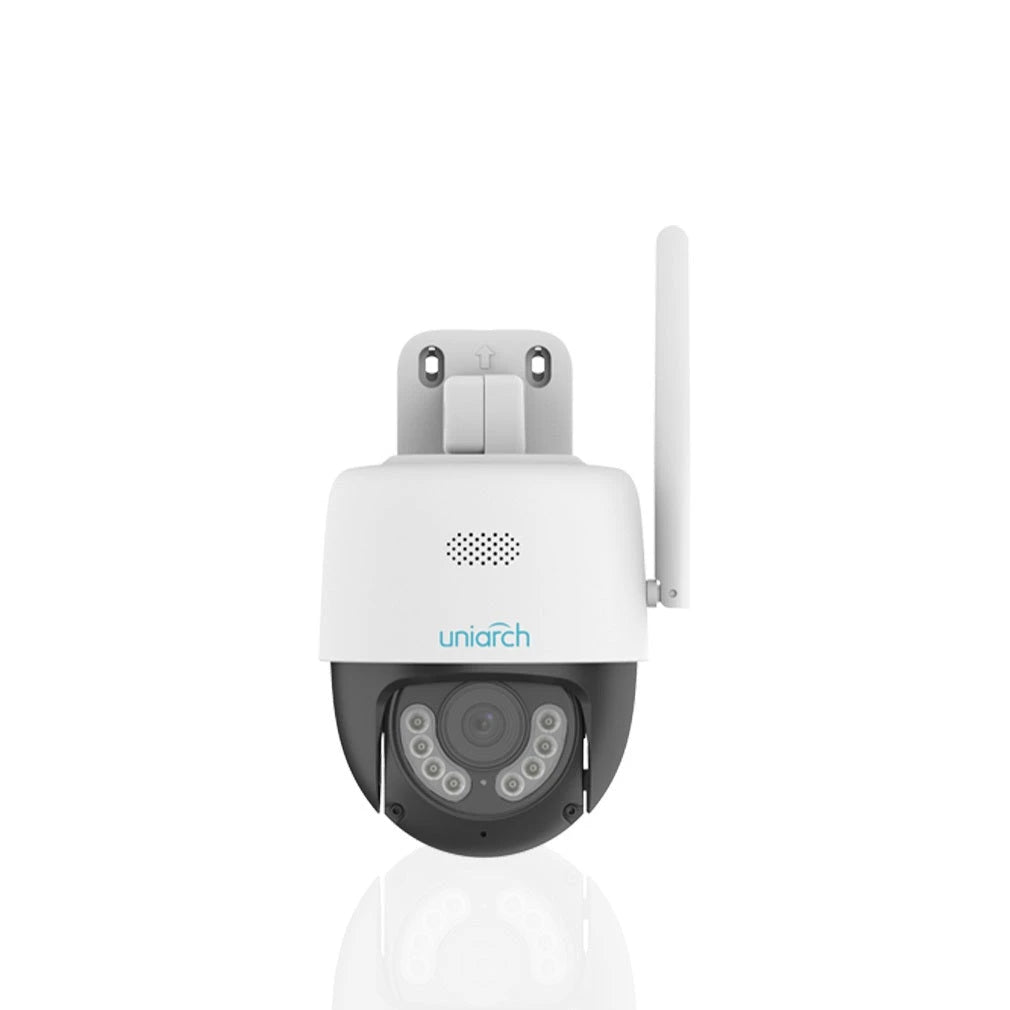 CAMARA IP MINI PT WIFI INTERIOR / EXTERIOR UNIARCH CAMARA IP MINI PT WIFI UNIARCH UHO-P1A-M3F4D 3MP / ULTRA 265 / DC 12V / DWDR / LENTE FIJO DE 4.0 MM / LUZ DUAL IR HASTA 30M LUZ CALIDA 30 MTS/ MICROFONO Y ALTAVOZ INCORPORADO / HUMAN BODY DETECTION / A...-C&aacute;maras IP-UNIARCH BY UNV-Bsai Seguridad & Controles