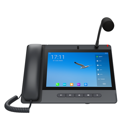 TELÉFONO IP ANDROID 9.0 EMPRESARIAL PARA VOCEO 20 LÍNEAS SIP, PANTALLA TÁCTIL, WI-FI Y BLUETOOTH, POE, VOCEO/ MUSICA POR MULTICAST, PUERTOS GIGABIT, SOPORTA RECEPCIÓN DE VIDEO.-VoIP - Telefonía IP - Videoconferencia-FANVIL-A320I-Bsai Seguridad & Controles