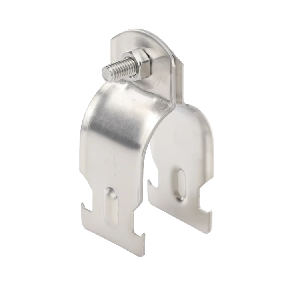 ABRAZADERA DE ACERO INOXIDABLE DE 1" PARA UNICANAL TIPO STRUT-Canalización-SYSCOM TOWERS-Bsai Seguridad & Controles