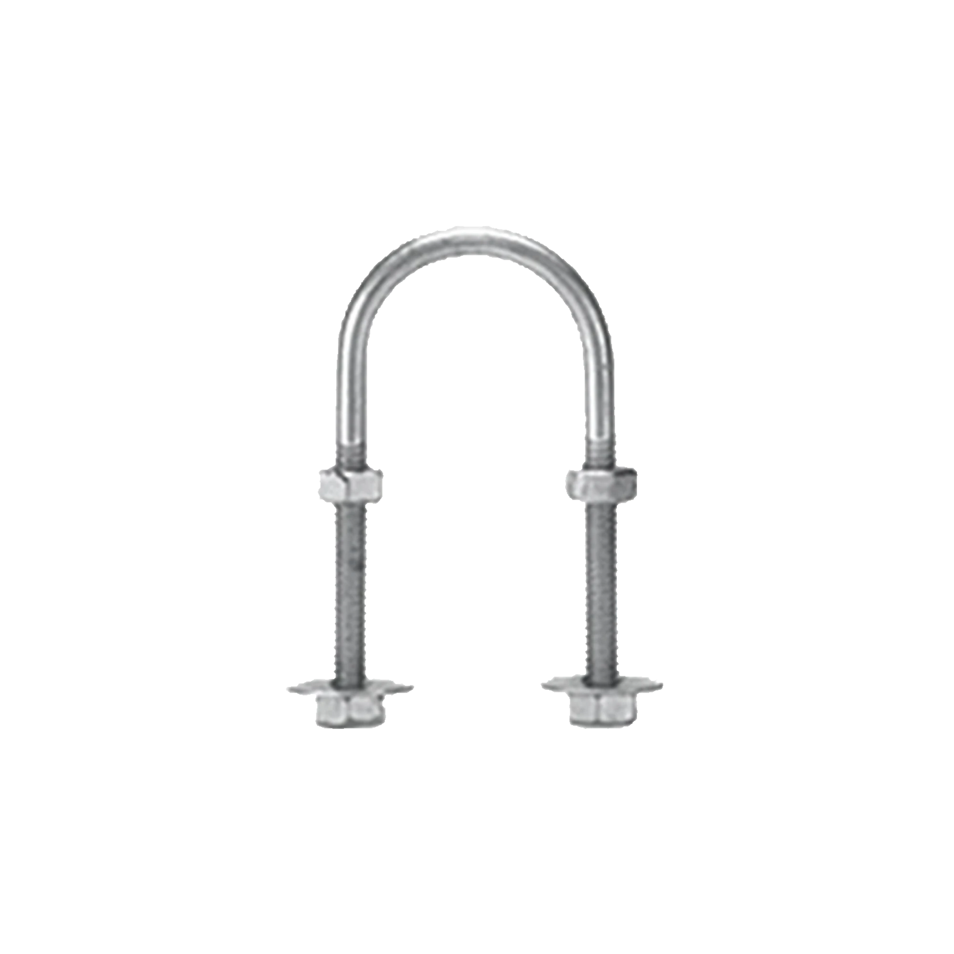 ABRAZADERA TIPO U DE 2 ", CON ACABADO ELECTRO ZINC, NO INCLUYE TUERCAS Y ARANDELAS-Charola-CHAROFIL-Bsai Seguridad & Controles