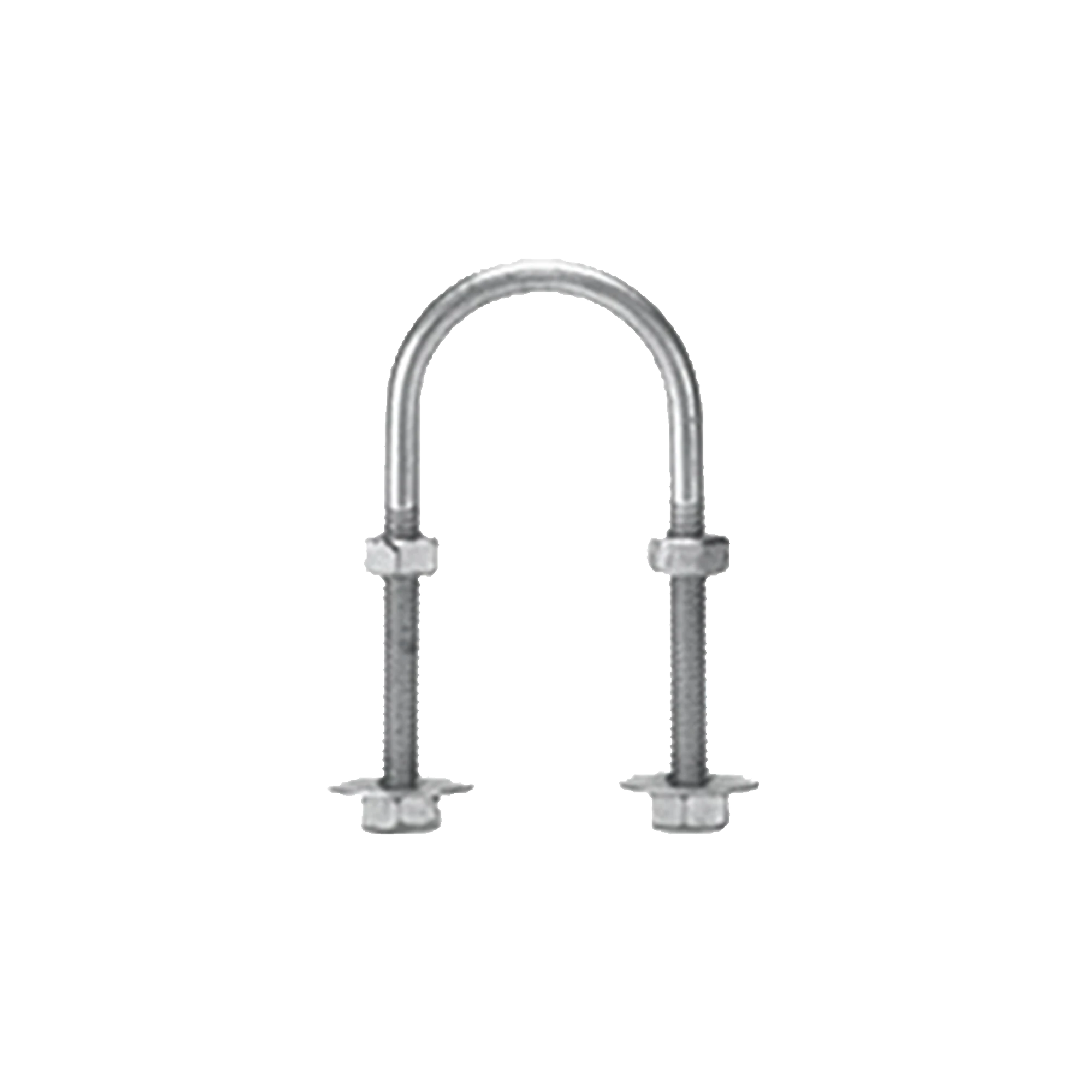 ABRAZADERA TIPO U DE 2 ", CON ACABADO ELECTRO ZINC, NO INCLUYE TUERCAS Y ARANDELAS-Charola-CHAROFIL-Bsai Seguridad & Controles