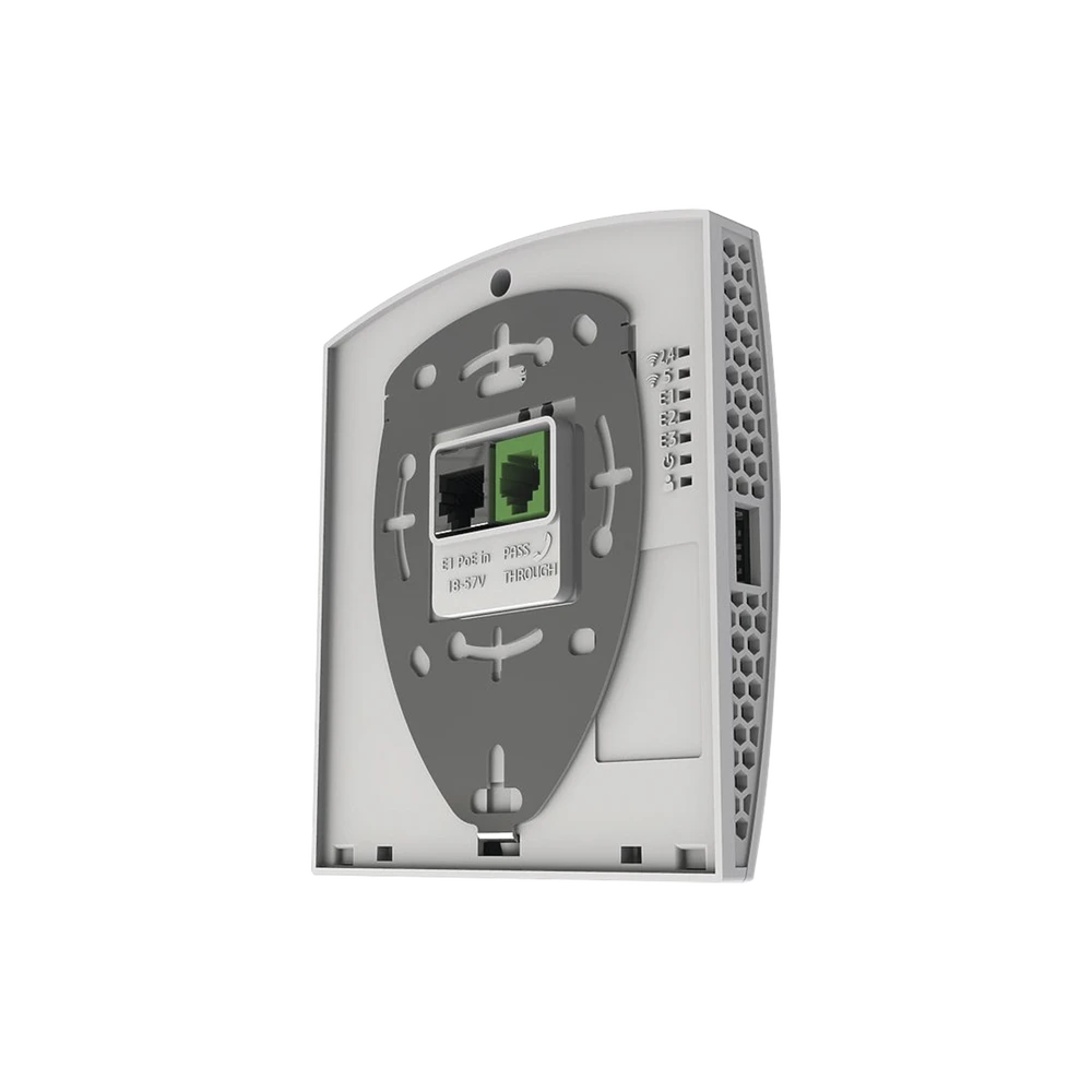 (WSAP AC LITE) PUNTO DE ACCESO WIFI PARA PARED, DOBLE BANDA SIMULTÁNEA EN 2.4 Y 5 GHZ B/G/N/AC-Redes WiFi-MIKROTIK-Bsai Seguridad & Controles