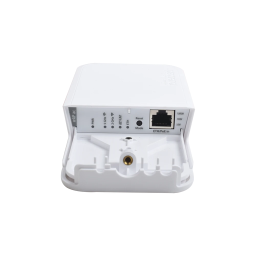 (WAP AC) PUNTO DE ACCESO / CLIENTE PARA EXTERIOR DE DOBLE BANDA 2.4 Y 5GHZ A/B/G/N/AC (BLANCO)-Redes WiFi-MIKROTIK-RBWAPG-5HACT2HND-Bsai Seguridad & Controles