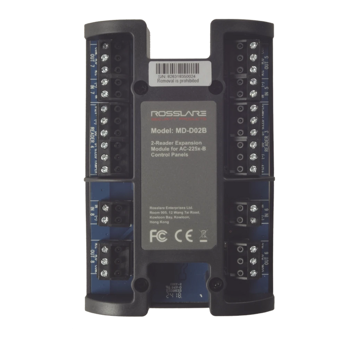 MODULO EXPANSOR P/AC225IPBU-Controles de Acceso-ROSSLARE SECURITY PRODUCTS-MD-D02B-Bsai Seguridad & Controles