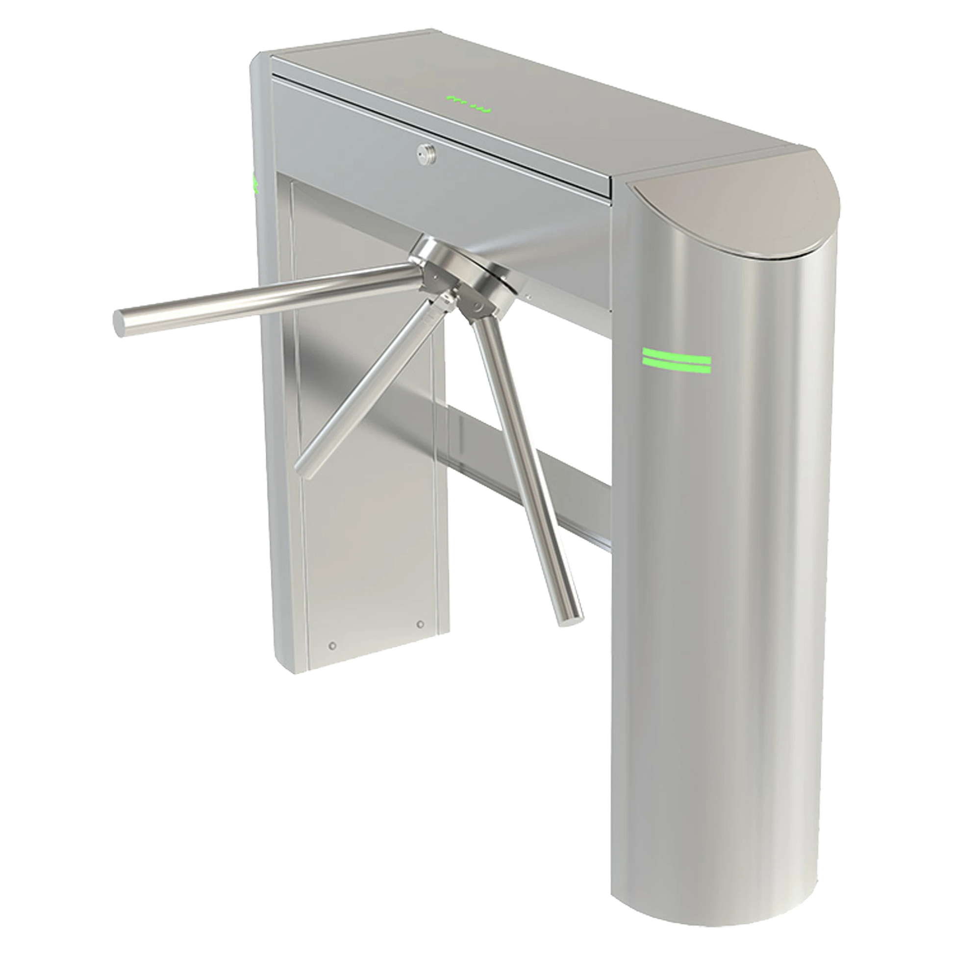 TORNIQUETE DE MEDIO CUERPO TIPO PUENTE / BIDIRECCIONAL / BRAZO ABATIBLE AUTOMATICO / ACABADO EN ACERO INOXIDABLE-Torniquetes y Puertas de Cortesía-CAME-Bsai Seguridad & Controles