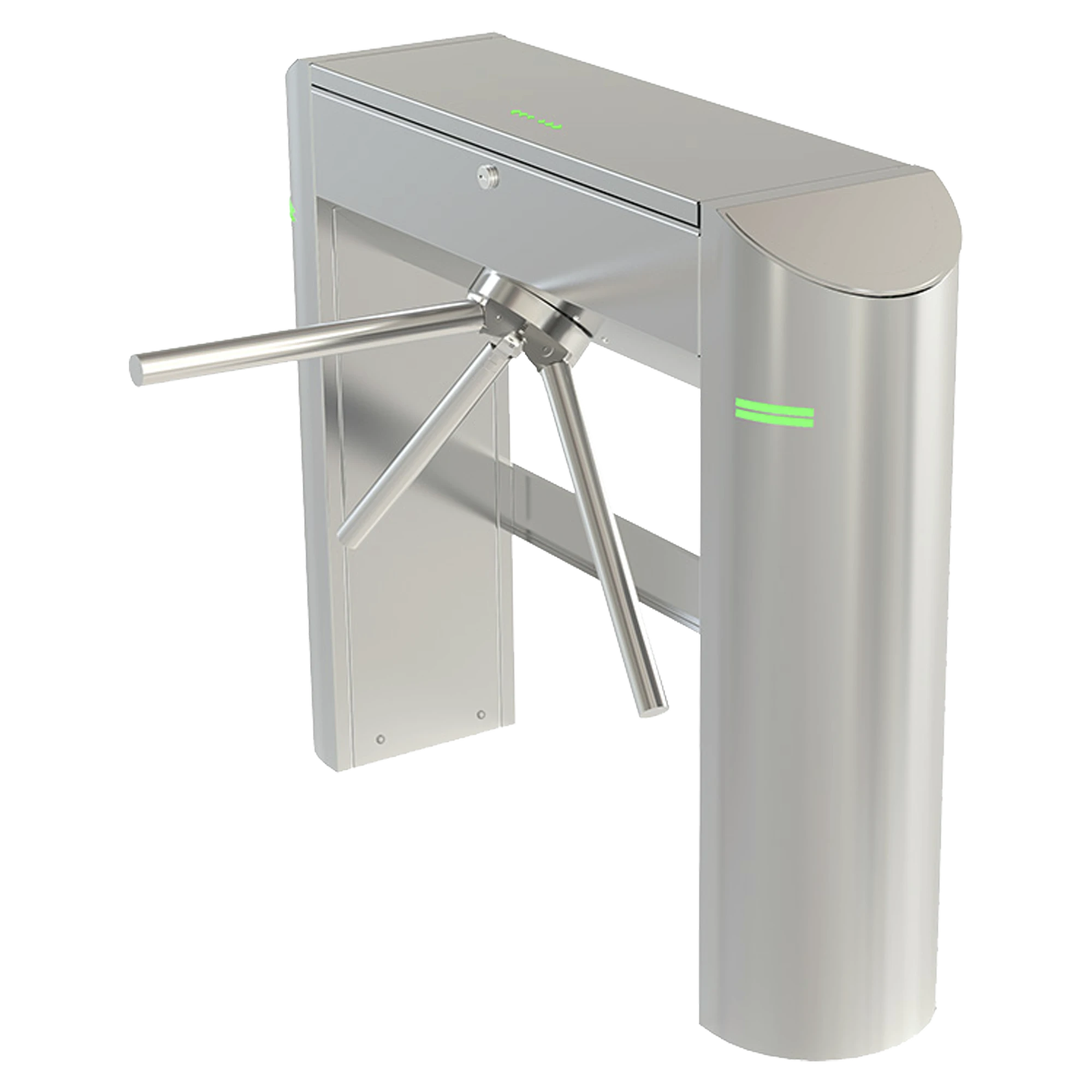 TORNIQUETE DE MEDIO CUERPO TIPO PUENTE / BIDIRECCIONAL / BRAZO ABATIBLE AUTOMATICO / ACABADO EN ACERO INOXIDABLE-Torniquetes y Puertas de Cortesía-CAME-Bsai Seguridad & Controles