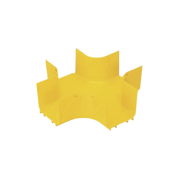 ACCESORIO DE 4 VÍAS HORIZONTAL, CON ÁNGULOS A 90º, PARA CANALETAS FIBERRUNNER™ 4X4, COLOR AMARILLO-Canalización-PANDUIT-Bsai Seguridad & Controles