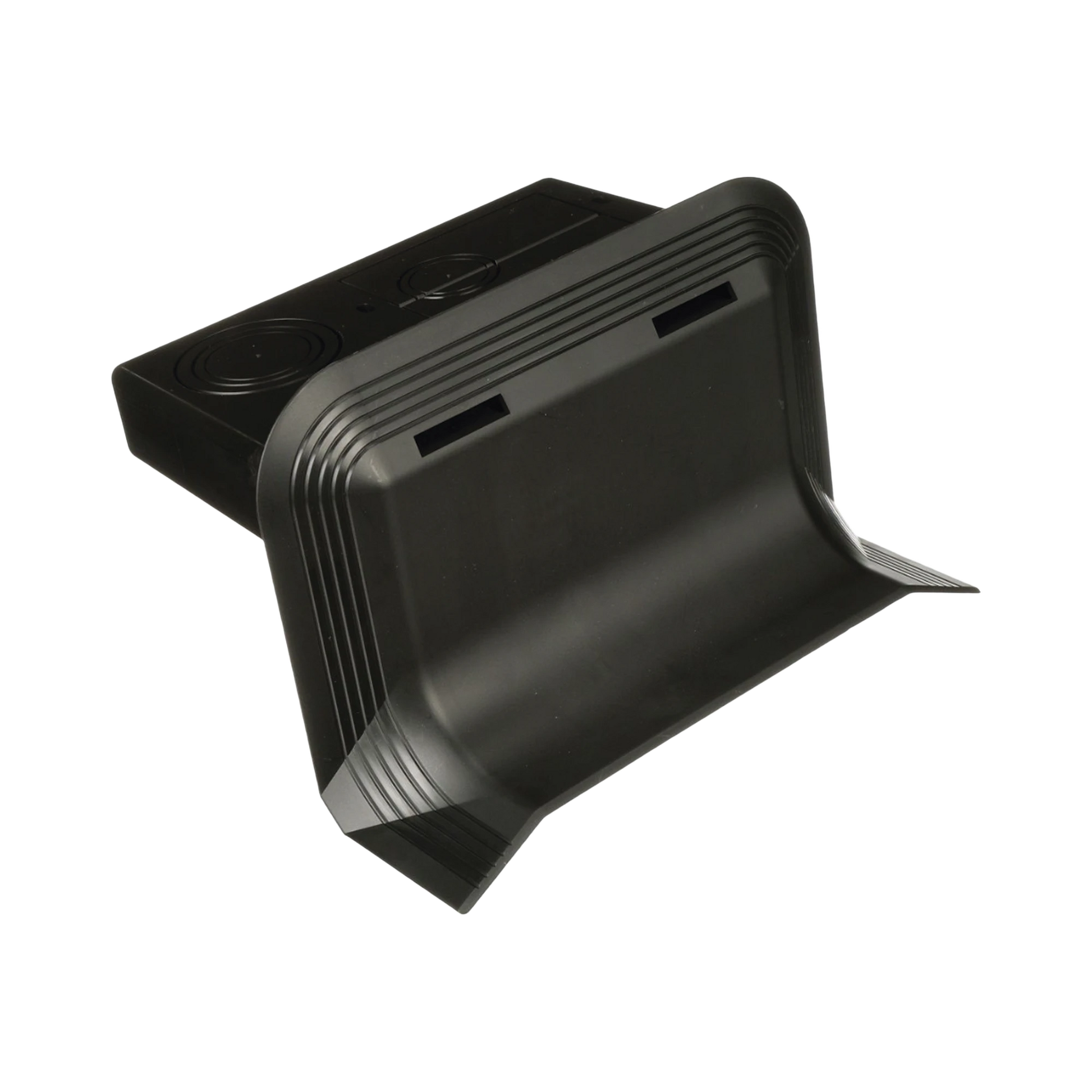 ACCESORIO DE CONEXIÓN A PARED, PARA USO CON CANALETA DE PISO AFR4BCBL6, MATERIAL PVC RÍGIDO, COLOR NEGRO-Canalización-PANDUIT-AFR4WTRBL-Bsai Seguridad & Controles