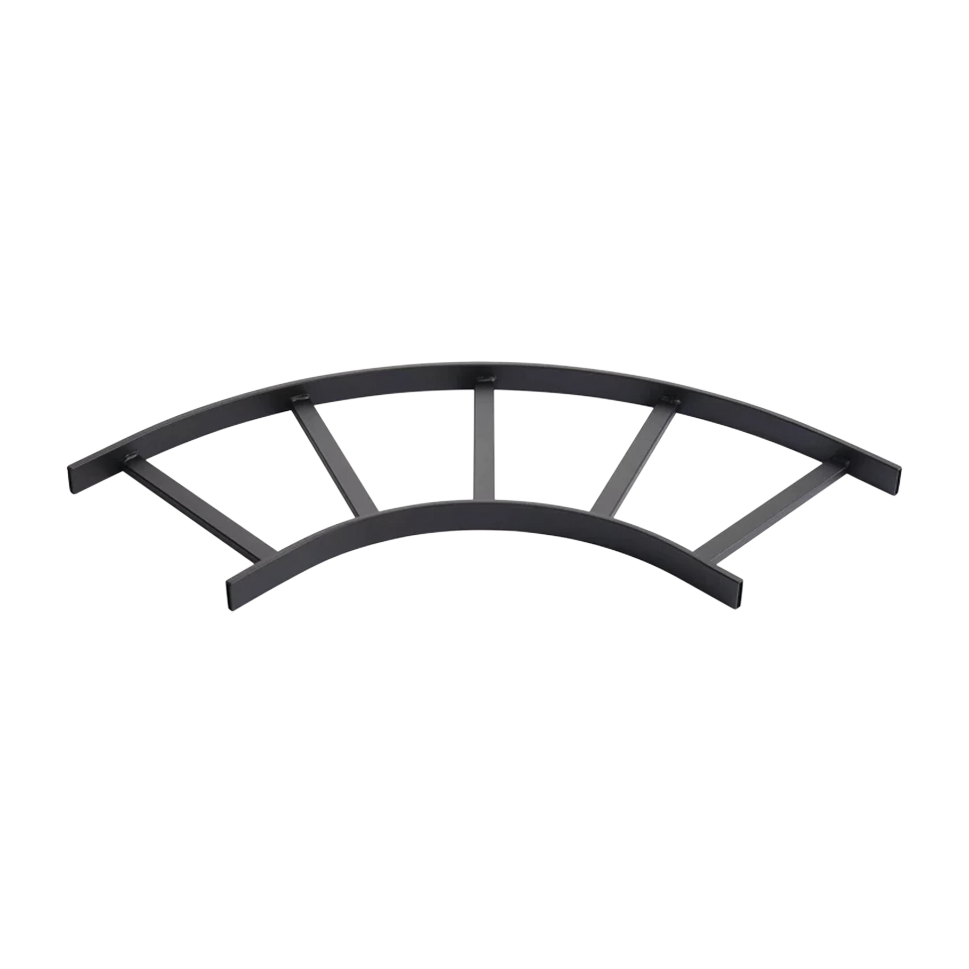 ACCESORIO DE ESCALERILLA SECCIÓN HORIZONTAL DE 90º, 12 IN DE ANCHO, DE ACERO, COLOR NEGRO-Charola-HOFFMAN-Bsai Seguridad & Controles