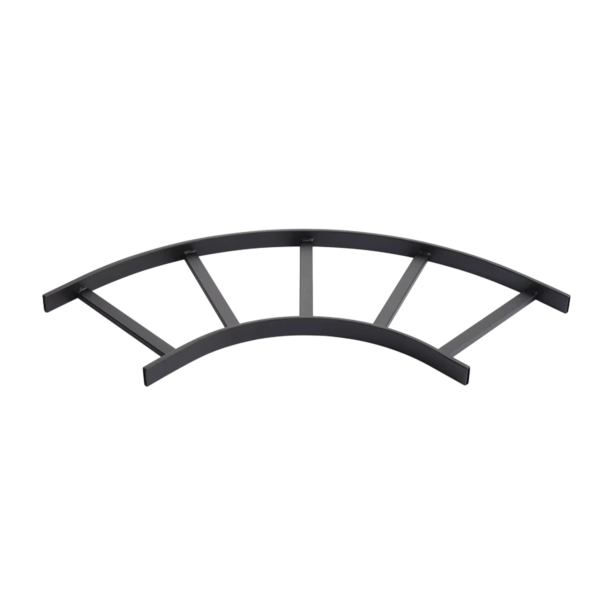 ACCESORIO DE ESCALERILLA SECCIÓN HORIZONTAL DE 90º, 12 IN DE ANCHO, DE ACERO, COLOR NEGRO-Charola-HOFFMAN-Bsai Seguridad & Controles