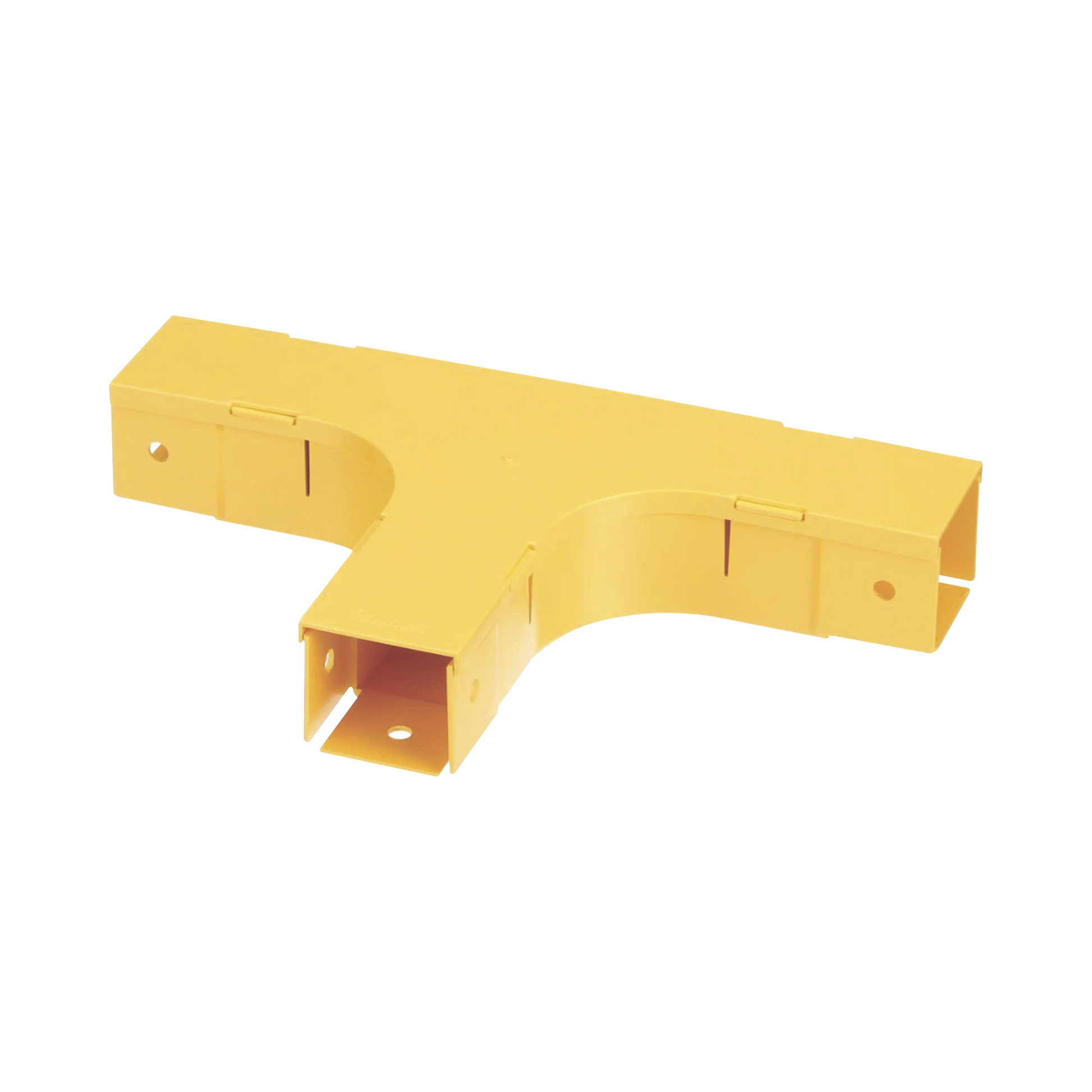 ACCESORIO EN T HORIZONTAL, CON ÁNGULOS A 90º, PARA CANALETAS FIBERRUNNER? 2X2, COLOR AMARILLO-Canaletas-PANDUIT-Bsai Seguridad & Controles