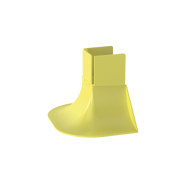 ACCESORIO PARA CONTROL DE RADIO DE CURVATURA, PARA BAJADAS DE CABLE CON CANALETAS FIBERRUNNER 2X2, COLOR AMARILLO-Canalización-PANDUIT-FTR2X2LYL-Bsai Seguridad & Controles