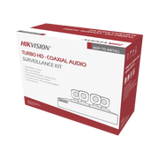 (MICRÓFONO INTEGRADO) KIT TURBOHD 5 MEGAPIXEL / DVR 4 CANALES / 4 CÁMARAS BALA CON MICRÓFONO INTEGRADO (EXTERIOR 2.8 MM) / FUENTE DE PODER / ACCESORIOS DE INSTALACIÓN-Kits Cámaras de Seguridad-HIKVISION-Bsai Seguridad & Controles