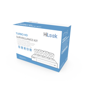 KIT TURBOHD 1080P / H.265+/ DVR 4 CANALES / 4 CÁMARAS BALA DE METAL / FUENTE DE PODER / ACCESORIOS DE INSTALACIÓN-Kits Sistemas Completos-HILOOK BY HIKVISION-Bsai Seguridad & Controles