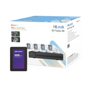 KIT TURBOHD 1080P + SSD 1 TB / DVR 4 CANALES / 4 CÁMARAS BALA COLORVU CON MICRÓFONO INTEGRADO / FUENTE DE PODER / ACCESORIOS DE INSTALACIÓN-Kits- Sistemas Completos-HILOOK BY HIKVISION-Bsai Seguridad & Controles