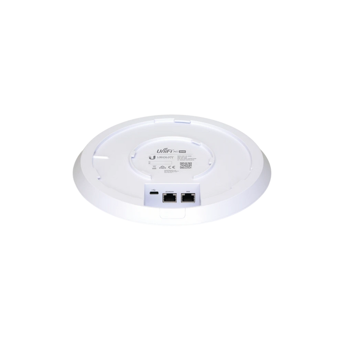 ACCESS POINT UNIFI DOBLE BANDA 802.11AC WAVE 2 MU-MIMO 4X4, AIRVIEW, AIRTIME, HASTA 500 CLIENTES, ANTENA BEAMFORMING, POE 802.3AT-Redes WiFi-UBIQUITI NETWORKS-UAP-AC-SHD-Bsai Seguridad & Controles