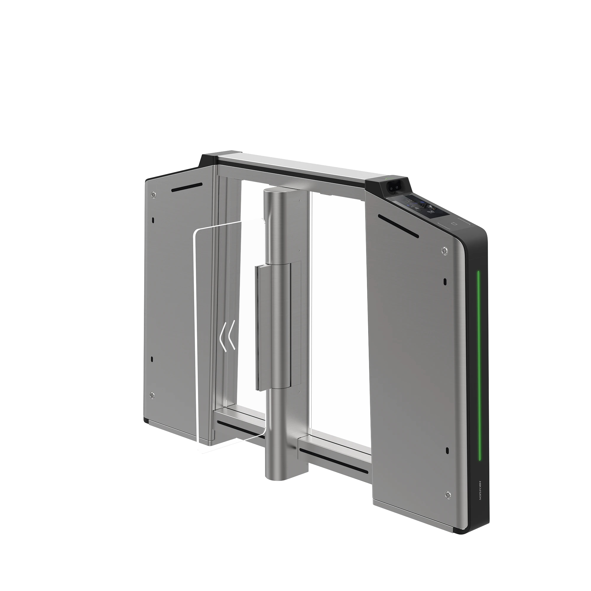 TORNIQUETE INTELIGENTE DERECHO CON RECONOCIMIENTO FACIAL INCLUIDO / 12,000,000 MCBF / 20 PARES DE IR PARA DETECCIÓN DE PEATÓN / CONTROLADOR INCLUIDO / ACERO INOXIDABLE SUS304-Torniquetes y Puertas de Cortesía-HIKVISION-Bsai Seguridad & Controles
