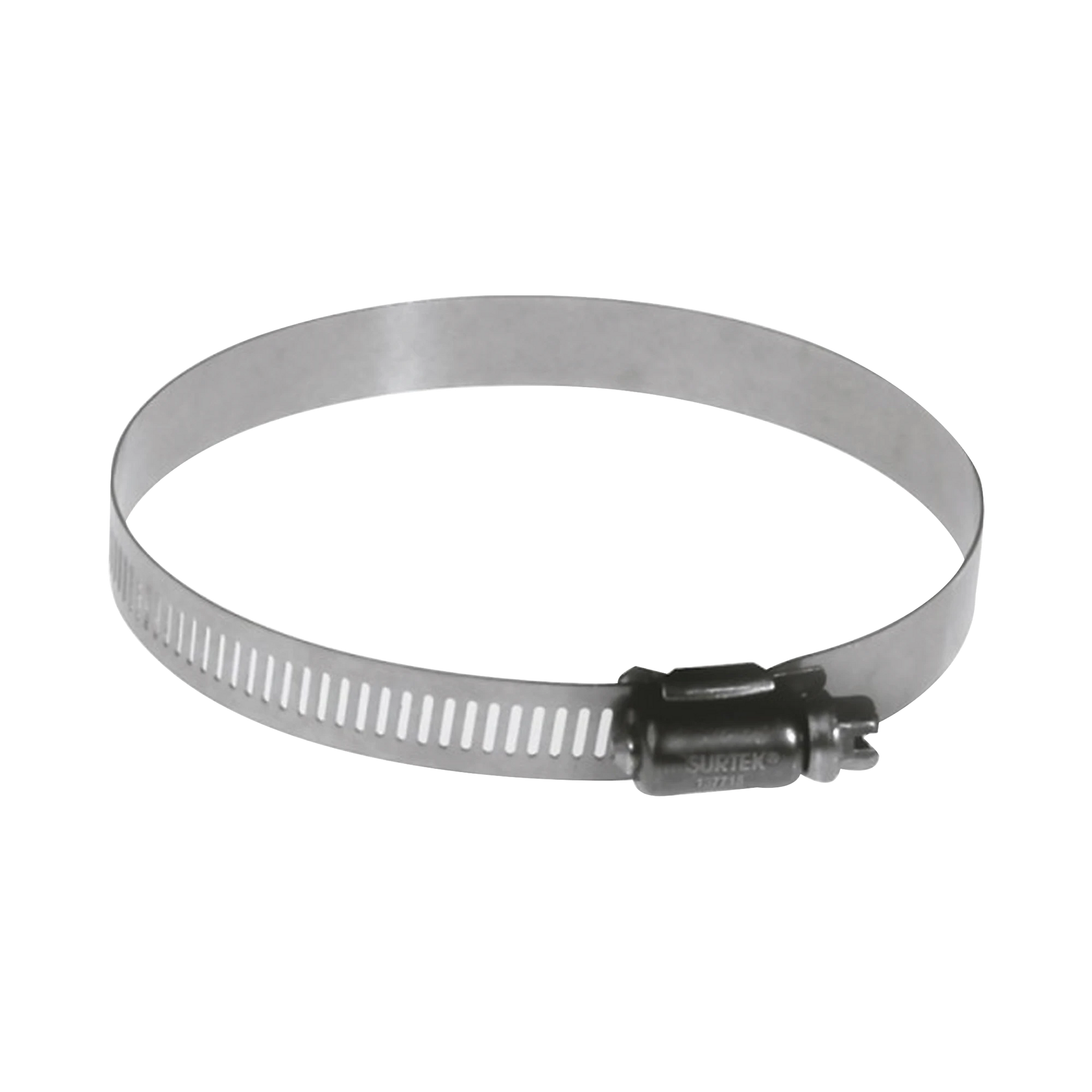 ABRAZADERA SIN FIN DIÁMETRO 3-9/16" A 4-1/2" / 1/2" DE ANCHO / ACERO INOXIDABLE.-Ferreteria-SURTEK-Bsai Seguridad & Controles
