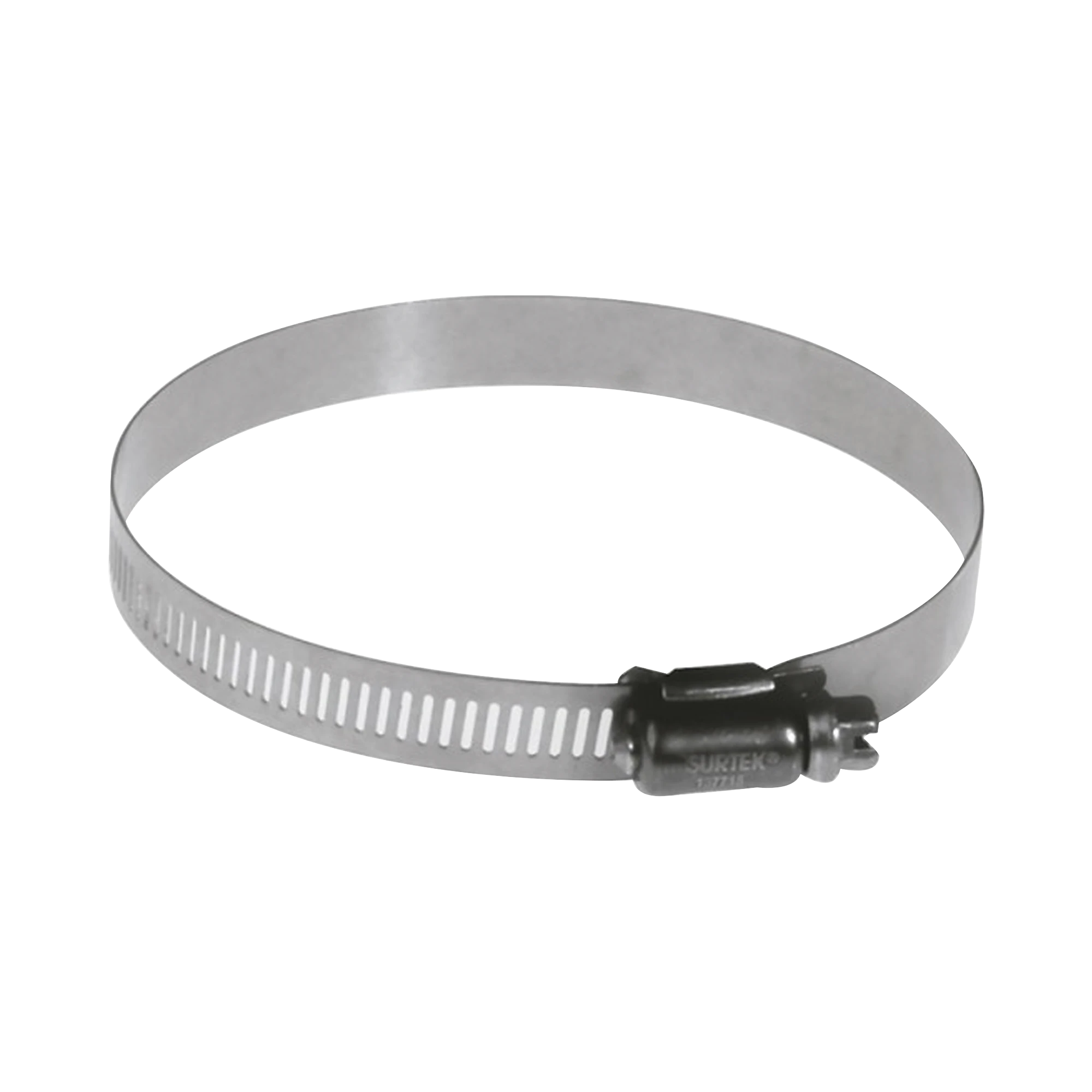 ABRAZADERA SIN FIN DIÁMETRO 3-9/16" A 4-1/2" / 1/2" DE ANCHO / ACERO INOXIDABLE.-Ferreteria-SURTEK-Bsai Seguridad & Controles
