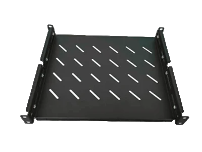 SAXXON SXCH19X1UR600 - CHAROLA VENTILADA PARA GABINETE Y RACK DE 19" / 1UR / 60 CM DE PROFUNDIDAD / 4 PUNTOS DE ANCLAJE / ACERO LAMINADO COLOR NEGRO-Charolas-SAXXON-SXN0420016-Bsai Seguridad & Controles