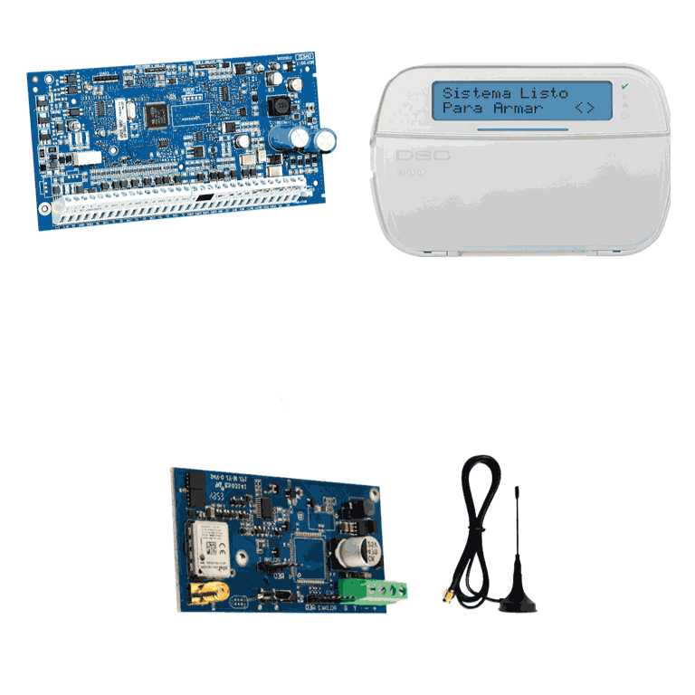 DSC NEO-LCD-LE4050M ACTUALIZACION- KIT NEO 32 ZONAS PANEL HS2032 / TECLADO ALFANUMÉRICO HS2LCDN/ COMUNICADOR LE4050M CON 1 AÑO DE SERVICIO-Paquetes de Alarma-DSC-Bsai Seguridad & Controles