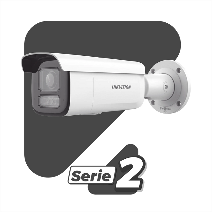 [DUAL LIGHT + 2 MICRÓFONOS INTEGRADOS] BALA IP 2 MEGAPIXEL / LENTE MOT. 2.8 A 12 MM / 60 MTS LUZ BLANCA + 60 MTS IR / ACUSENSE / EXTERIOR IP67 / IK10 / WDR 120 DB / POE+ / ONVIF / ALARMAS I/O / MICRO SD / METAL / ACUSEARCH-Cámaras IP y NVRs-HIKVISION-DS-2CD2623G2-LIZS2U-Bsai Seguridad & Controles