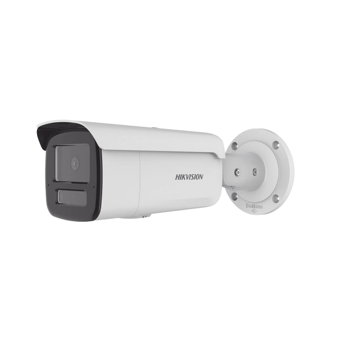 [DUAL LIGHT + 2 MICRÓFONOS INTEGRADOS] BALA IP 8 MEGAPIXEL (4K) / LENTE 4 MM / 80 MTS LUZ BLANCA + 80 MTS IR / ACUSENSE / EXTERIOR IP67 / IK10 / WDR 120 DB / POE / ONVIF / MICRO SD / METAL / ACUSEARCH-Cámaras IP y NVRs-HIKVISION-DS-2CD2T83G2-4LI2U-Bsai Seguridad & Controles