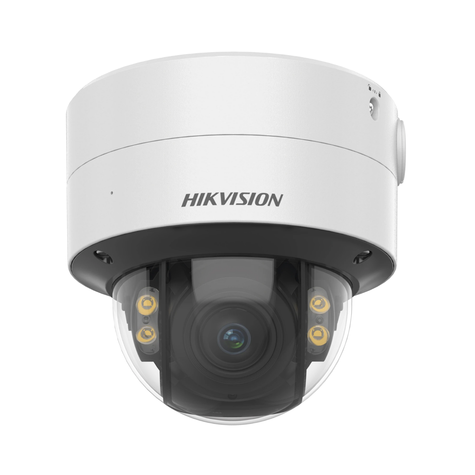 DOMO IP 4 MEGAPIXEL / IMAGEN A COLOR 24/7 / LENTE 2.8 - 12 MM / LUZ BLANCA 40 MTS / WDR 130 DB / EXTERIOR IP67 / IK10 / CAPTURA FACIAL / VIDEOANALITICOS / ACUSENSE-Cámaras IP y NVRs-HIKVISION-Bsai Seguridad & Controles