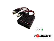 TRANSCEPTOR HD FOLKSAFE, TRANSMISOR/RECEPTOR DE VIDEO, DATOS(PTZ) Y VOLTAJE(12V/24V, DC/AC), COMPATIBLE CON TODAS LAS MARCAS DE CÁMARAS CON FORMATO HD-TVI, HD-CVI, AHD ANÁLOGA, DISTANCIA MÁXIMA DE CABLEADO PARA VIDEO AHD 1.3MP 330MTS, DISTANCIA MÁXIMA ...-Accesorios Videovigilancia-FOLKSAFE-Bsai Seguridad & Controles