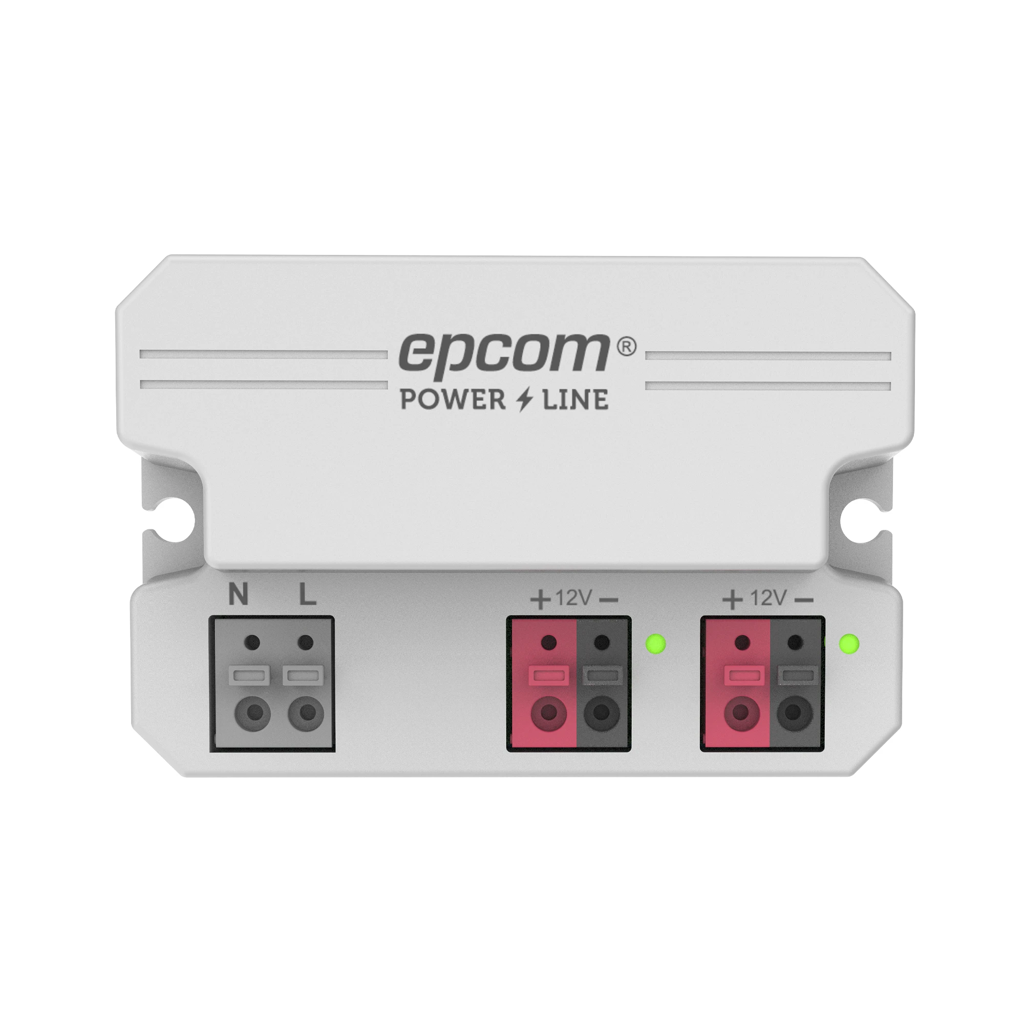ADAPTADOR/ 12 VCC / 2 AMPERES / TERMINALES DE ENTRADA PARA VCA EN 2 PINES / 2 SALIDAS PARA VCC EN 2 PINES-Energía-EPCOM POWERLINE-Bsai Seguridad & Controles