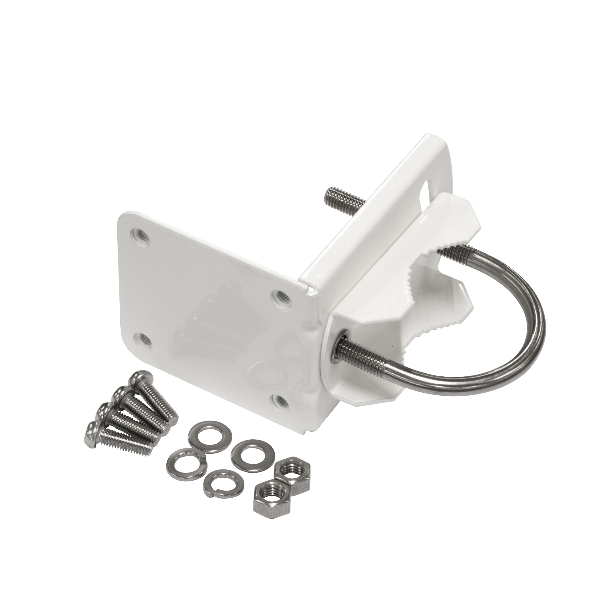 ADAPTADOR BÁSICO DE MONTAJE EN POSTE PARA LA SERIE LHG, HECHO DE METAL-Antenas-MIKROTIK-Bsai Seguridad & Controles