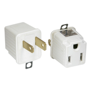 ADAPTADOR CLAVIJA DE ATERRIZADO A POLARIZADO 2 PIEZAS ABS-Herramientas-SURTEK-Bsai Seguridad & Controles