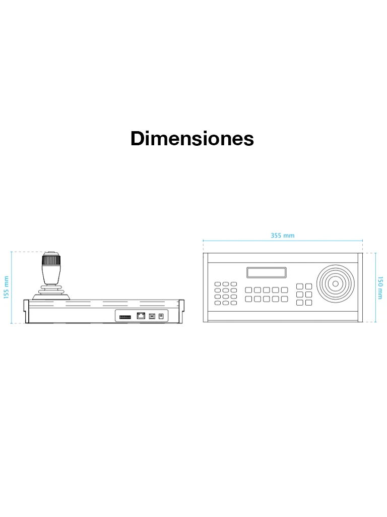 VIVOTEK AJ-002 - JOYSTICK PARA CAMARAS IP PTZ VIVOTEK / INTE RFACE USB / 28 BOTONES FLEXIBLES / COMPATIBLE CON SOFTWARE VAST / ADAPTADOR DE ALIMENTACION 120VCA A-Teclados y Joystick-VIVOTEK-Bsai Seguridad & Controles