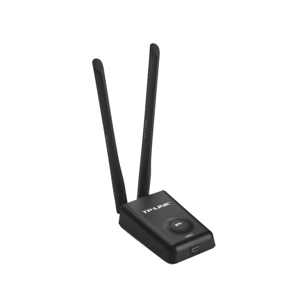 ADAPTADOR DE ALTA POTENCIA USB INALÁMBRICO N 300 MBPS 2.4 GHZ CON 2 ANTENAS EXTERNAS DE 5 DBI-Redes WiFi-TP-LINK-Bsai Seguridad & Controles