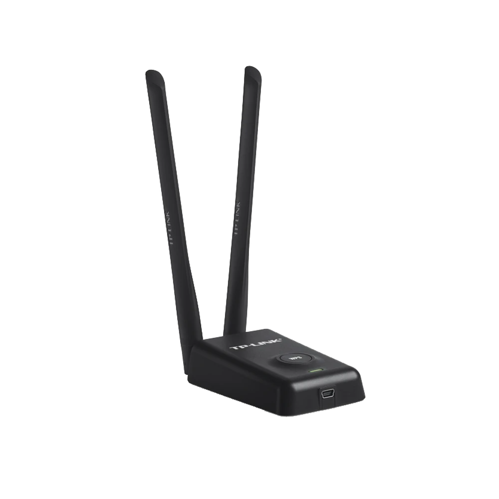 ADAPTADOR DE ALTA POTENCIA USB INALÁMBRICO N 300 MBPS 2.4 GHZ CON 2 ANTENAS EXTERNAS DE 5 DBI-Redes WiFi-TP-LINK-Bsai Seguridad & Controles