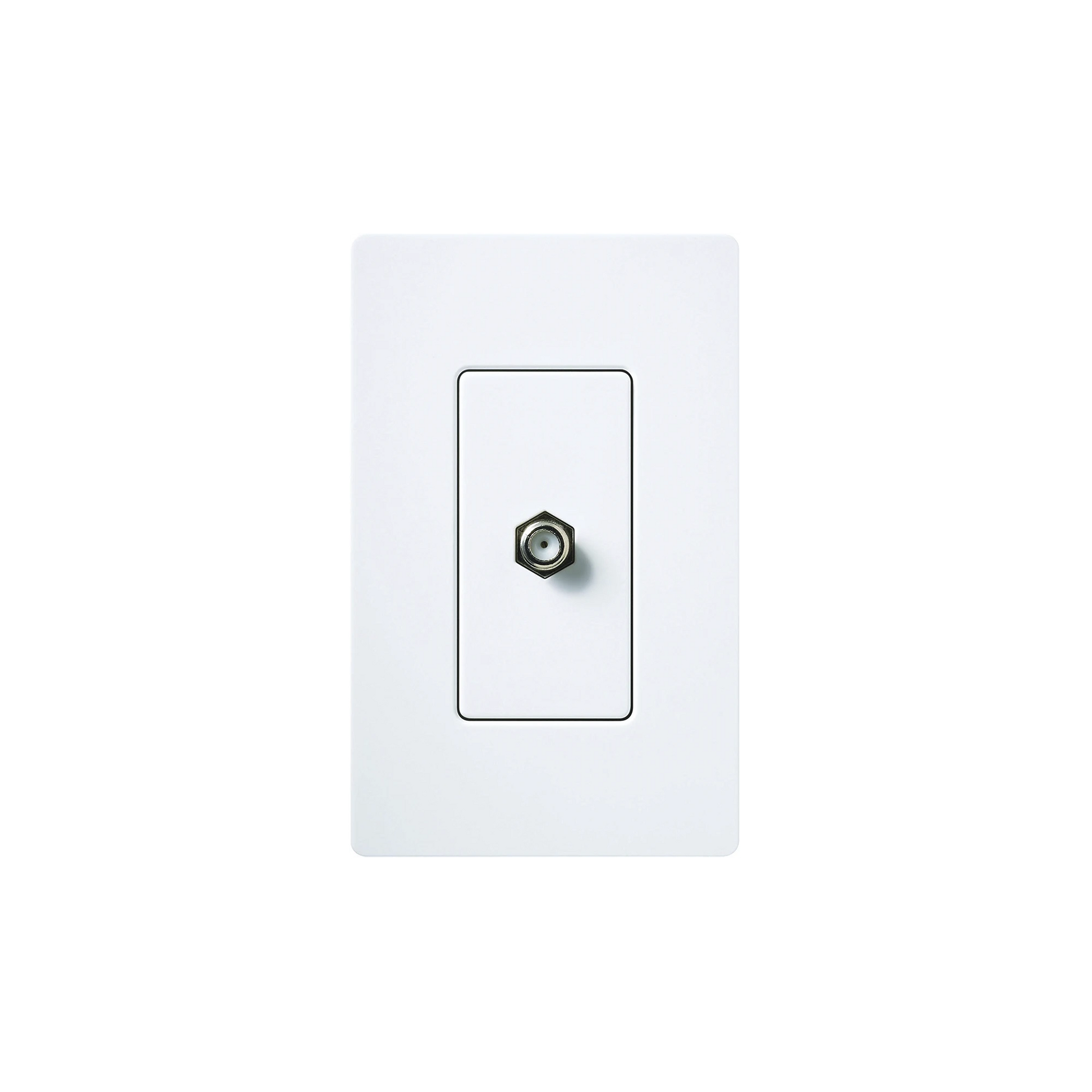 ADAPTADOR DE CABLE COAXIAL, DE PARED PARA CABLE DE TV.-Automatización - Casa Inteligente-LUTRON ELECTRONICS-Bsai Seguridad & Controles