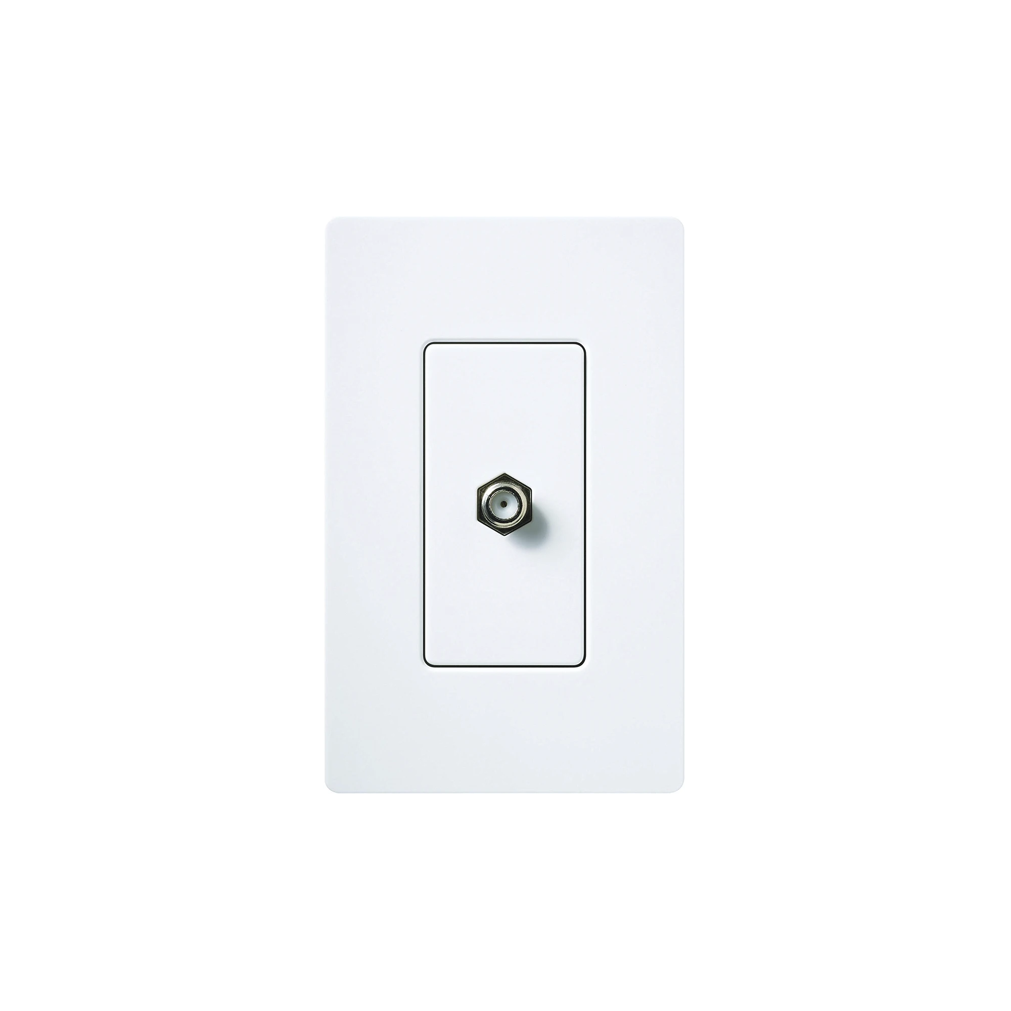 ADAPTADOR DE CABLE COAXIAL, DE PARED PARA CABLE DE TV.-Automatización - Casa Inteligente-LUTRON ELECTRONICS-Bsai Seguridad & Controles