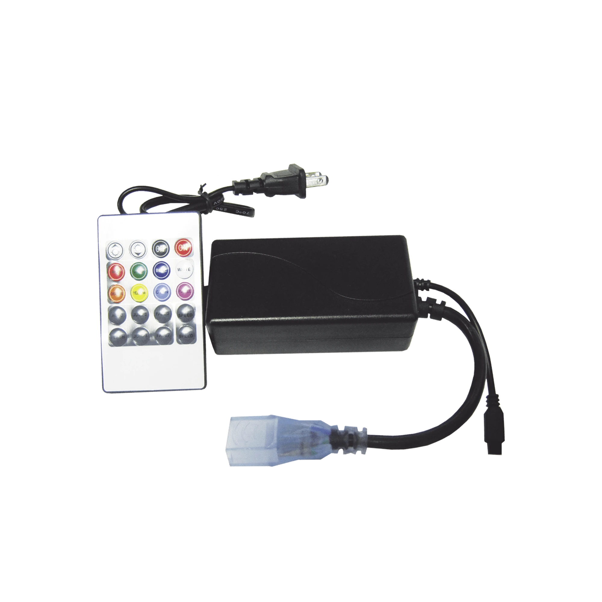 ADAPTADOR DE MANGUERA CON CONTROL REMOTO PARA MANGUERA RGB.-Iluminación-JWJ-Bsai Seguridad & Controles