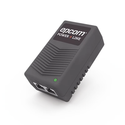 ADAPTADOR DE PARED / INYECTOR POE / 48 VCC / 0.5 A / CONTROLADO POR CHIP IC / PROTECCIÓN CONTRA OV, OC, SC, UV/ FÁCIL DE INSTALAR-Accesorios Generales-EPCOM POWERLINE-Bsai Seguridad & Controles