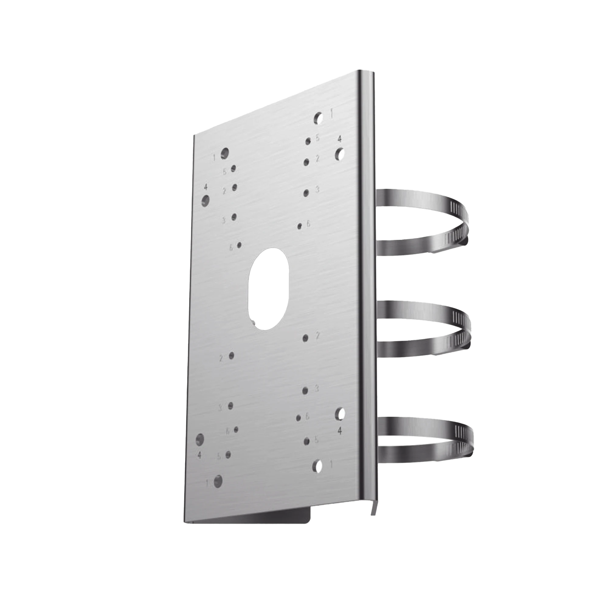 ADAPTADOR DE POSTE PARA MONTAJE DE DOMOS PTZ CON POLÍMERO ANTICORROSIÓN-Accesorios Generales-HIKVISION-DS-4630ZJ-GSAC-Bsai Seguridad & Controles