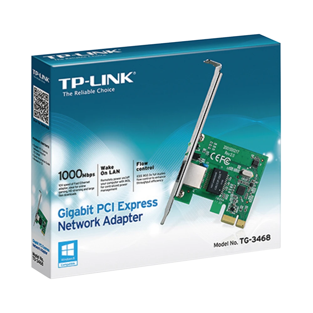 ADAPTADOR DE RED PCI EXPRESS GIGABIT, INTERFAZ PCI DE 32-BIT-Redes WiFi-TP-LINK-Bsai Seguridad & Controles