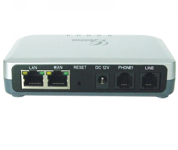 ADAPTADOR DE TELÉFONO ANALÓGICO (ATA) HÍBRIDO DE 1 PUERTO FXS Y 1 PUERTO FXO CON ROUTER INTEGRADO-VoIP y Telefonía IP-GRANDSTREAM-Bsai Seguridad & Controles