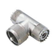 ADAPTADOR EN T AMPHENOL, DE UHF MACHO (PL-259) A DOBLE UHF HEMBRA (SO-239) PARA WP-629, WP-639, WP-641.-Filtros y Sistemas en RF-SYSCOM-Bsai Seguridad & Controles