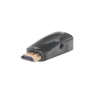 ADAPTADOR HDMI A VGA CHAPADO EN NÍQUEL-Accesorios Videovigilancia-EPCOM POWERLINE-Bsai Seguridad & Controles