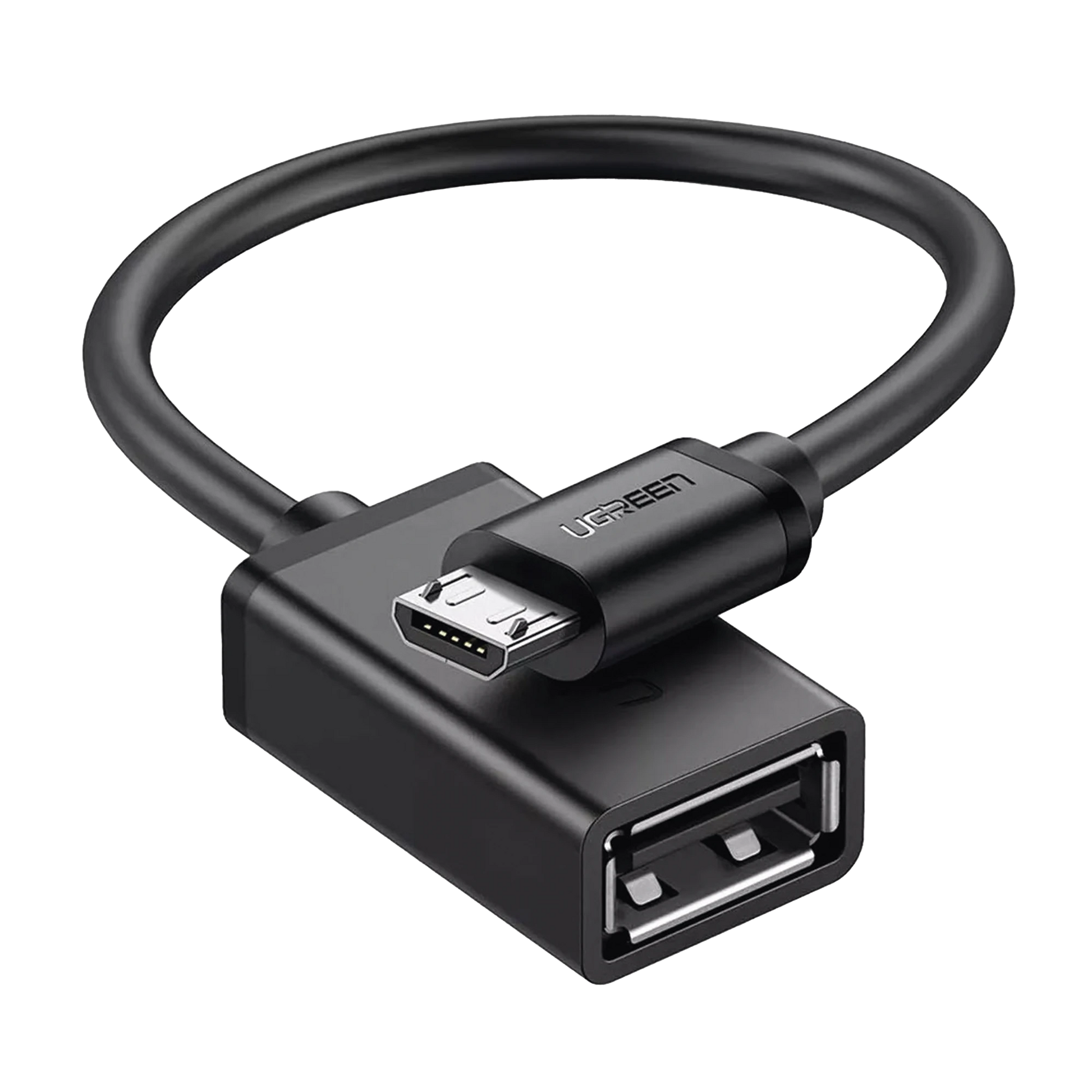 ADAPTADOR OTG MICRO USB MACHO A USB 2.0 A HEMBRA-PC y Smartphones-UGREEN-Bsai Seguridad & Controles