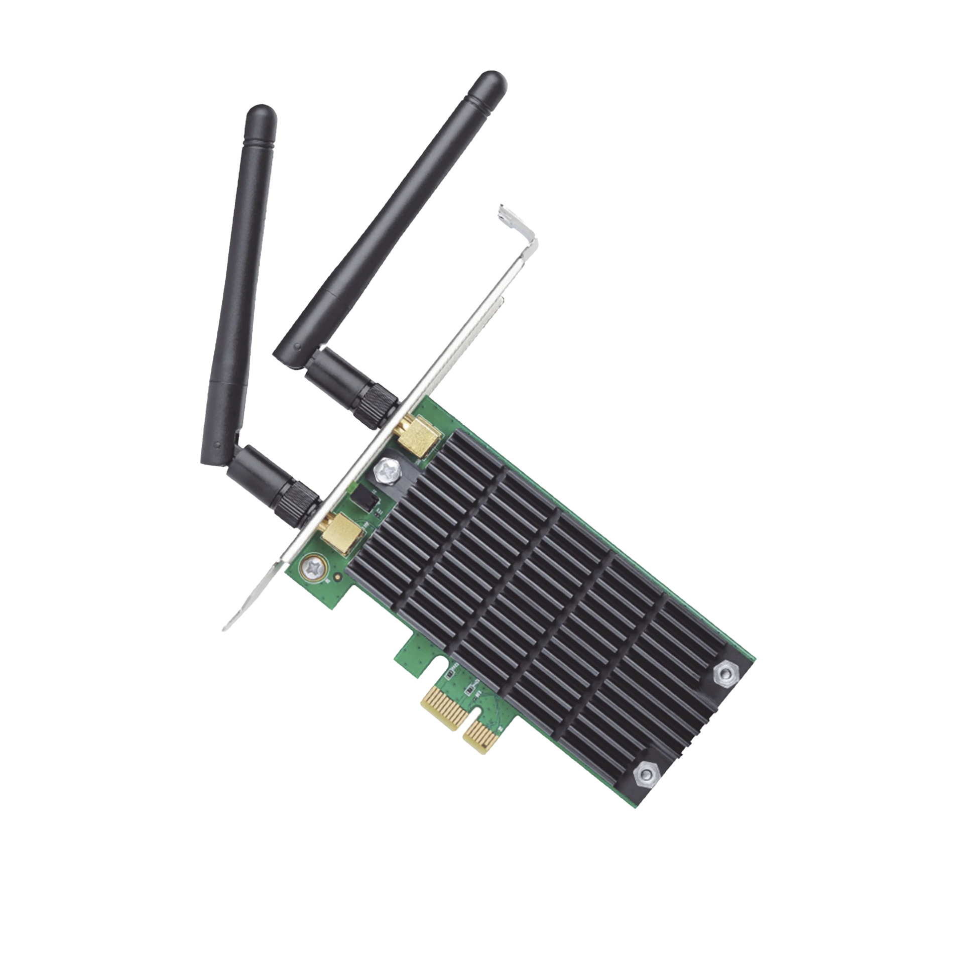 ADAPTADOR PCI INALÁMBRICO DOBLE BANDA AC 1200 MBPS / ANTENA DE ALTA GANANCIA / TECNOLOGÍA MU-MUMO 2X2 / SOPORTE DE PERFIL BAJO Y ALTURA COMPLETA-Redes WiFi-TP-LINK-Bsai Seguridad & Controles