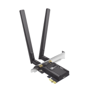 ADAPTADOR PCIE INALÁMBRICO DOBLE BANDA AX3000 MBPS / SEGURIDAD INALÁMBRICA WPA3 /ANTENA DE ALTA GANANCIA / TECNOLOGÍA MU-MUMO 2X2 / SOPORTE DE PERFIL BAJO Y ALTURA COMPLETA / BLUETOOTH 5.2-Redes WiFi-TP-LINK-ARCHER-TX55E-Bsai Seguridad & Controles