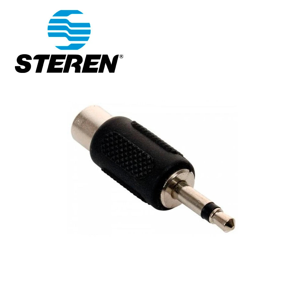 ADAPTADOR STEREN 251-122 DE 1 JACK A 1 PLUG 3.5 MM MONO-Adaptadores-STEREN-Bsai Seguridad & Controles
