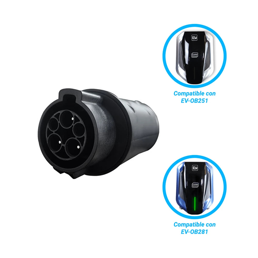 ADAPTADOR T1-GB/T ALTER DE CONECTOR TIPO 1 A GB/T COMPATIBLE CON CARGADOR EV-OMB281-Cargadores EV-ALTER-T1-GB/T-Bsai Seguridad & Controles