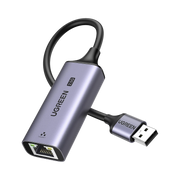 ADAPTADOR USB-A 3.0 A ETHERNET 2.5G | CHIP DE ÚLTIMA GENERACIÓN RTL8156BG | INDICADORES LED | CAJA DE ALUMINIO | DISEÑO REFORZADO | COMPACTO Y PORTÁTIL | COMPATIBLE CON LAPTOP /PC/NAS/ENRUTADOR/SWITCH DE ETHERNET, ETC.-Accesorios Generales-UGREEN-Bsai Seguridad & Controles